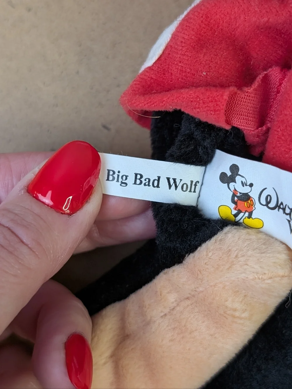 Disney | Walt Disney World Big Bad Wolf Plush Toy, Three Little Pigs - Picture 7 of 12